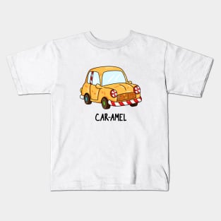 Car-amel Funny Candy Pun Kids T-Shirt